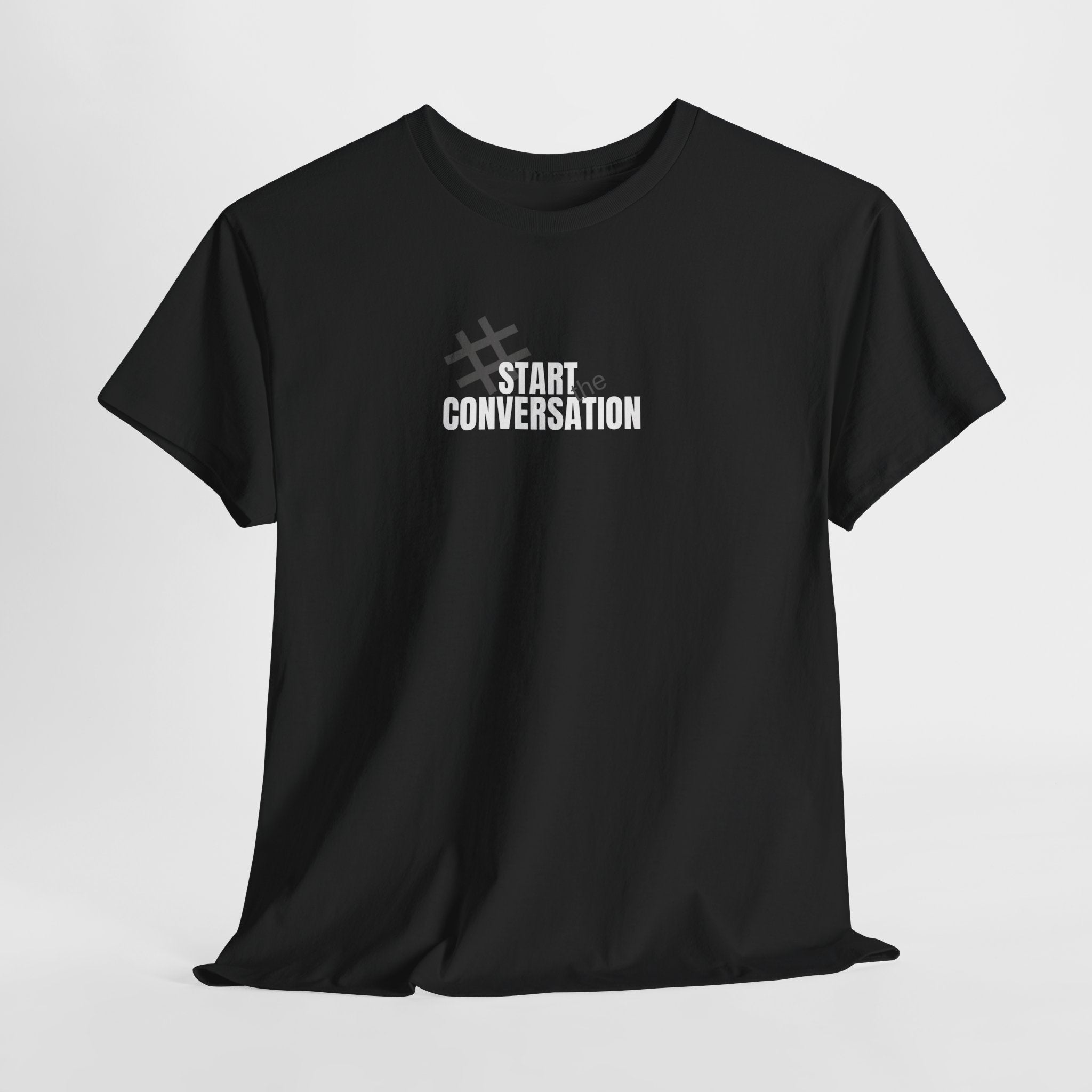 Men's Front Print Heavy Cotton Tee