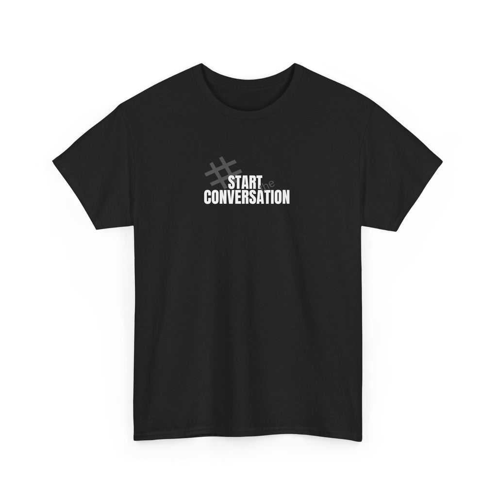 Men's Front Print Heavy Cotton Tee