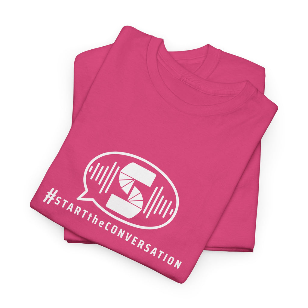 start the conversation front print design
