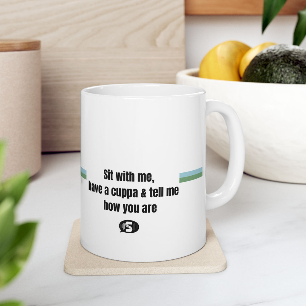 Sit with me Ceramic Mug