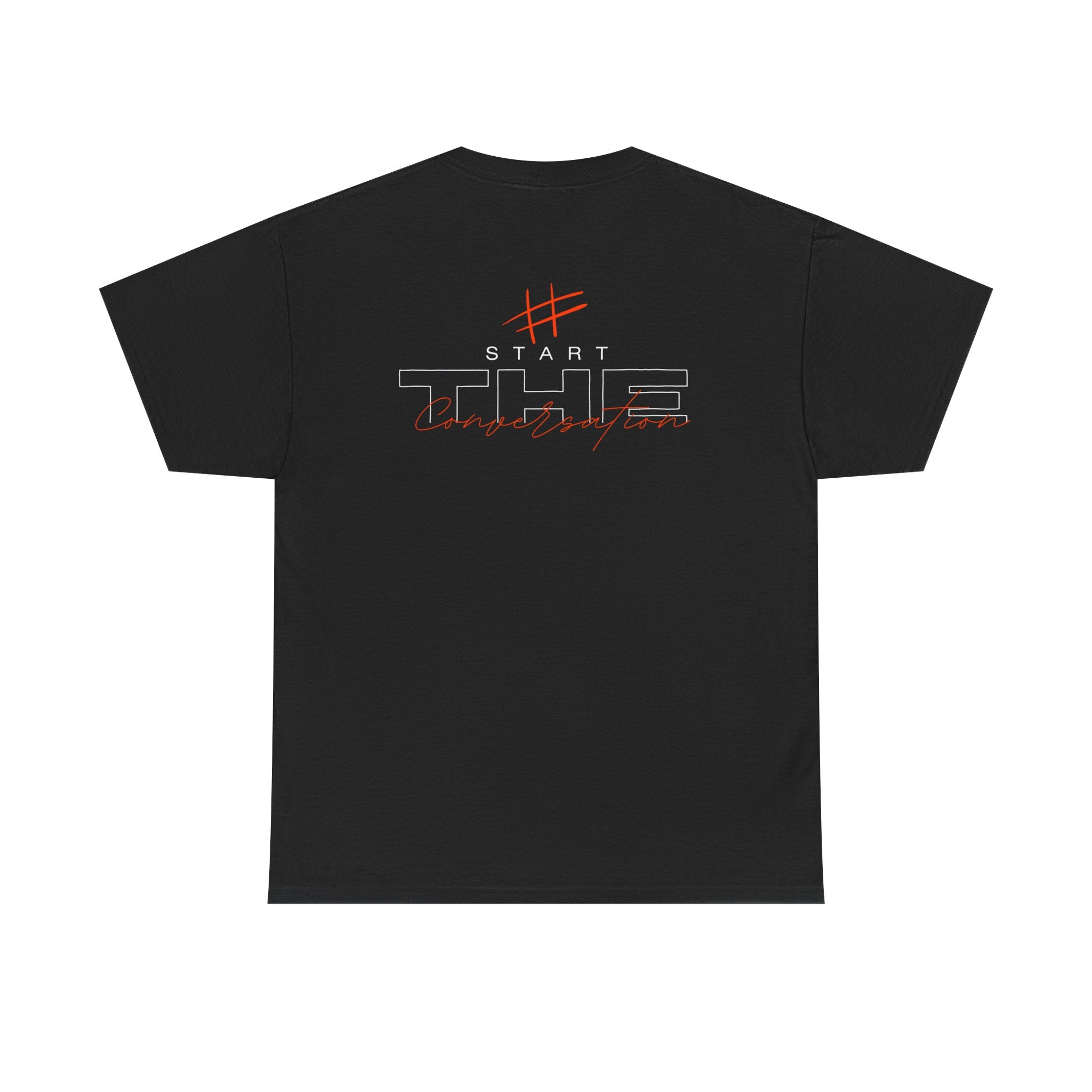 Mens Red print Heavy Cotton Tee
