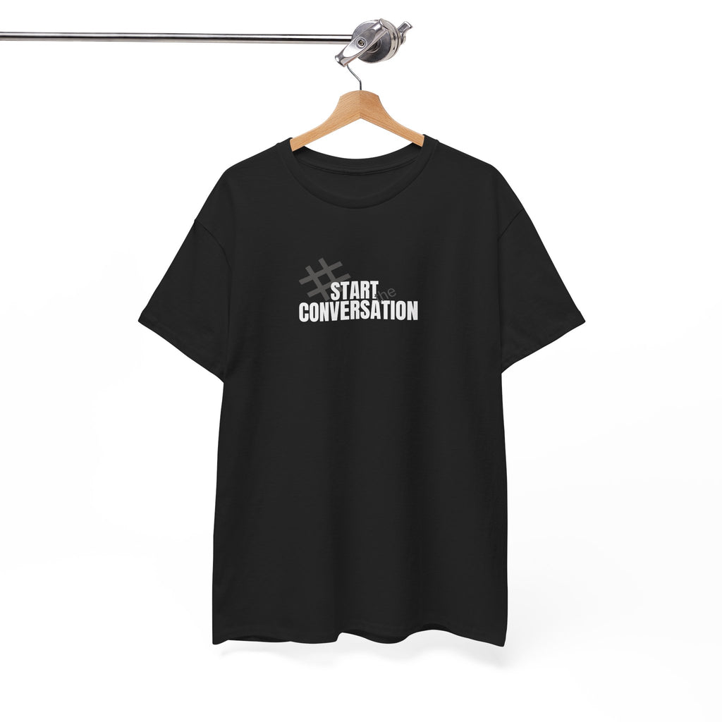 Men's Front Print Heavy Cotton Tee