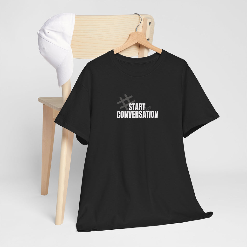 Men's Front Print Heavy Cotton Tee