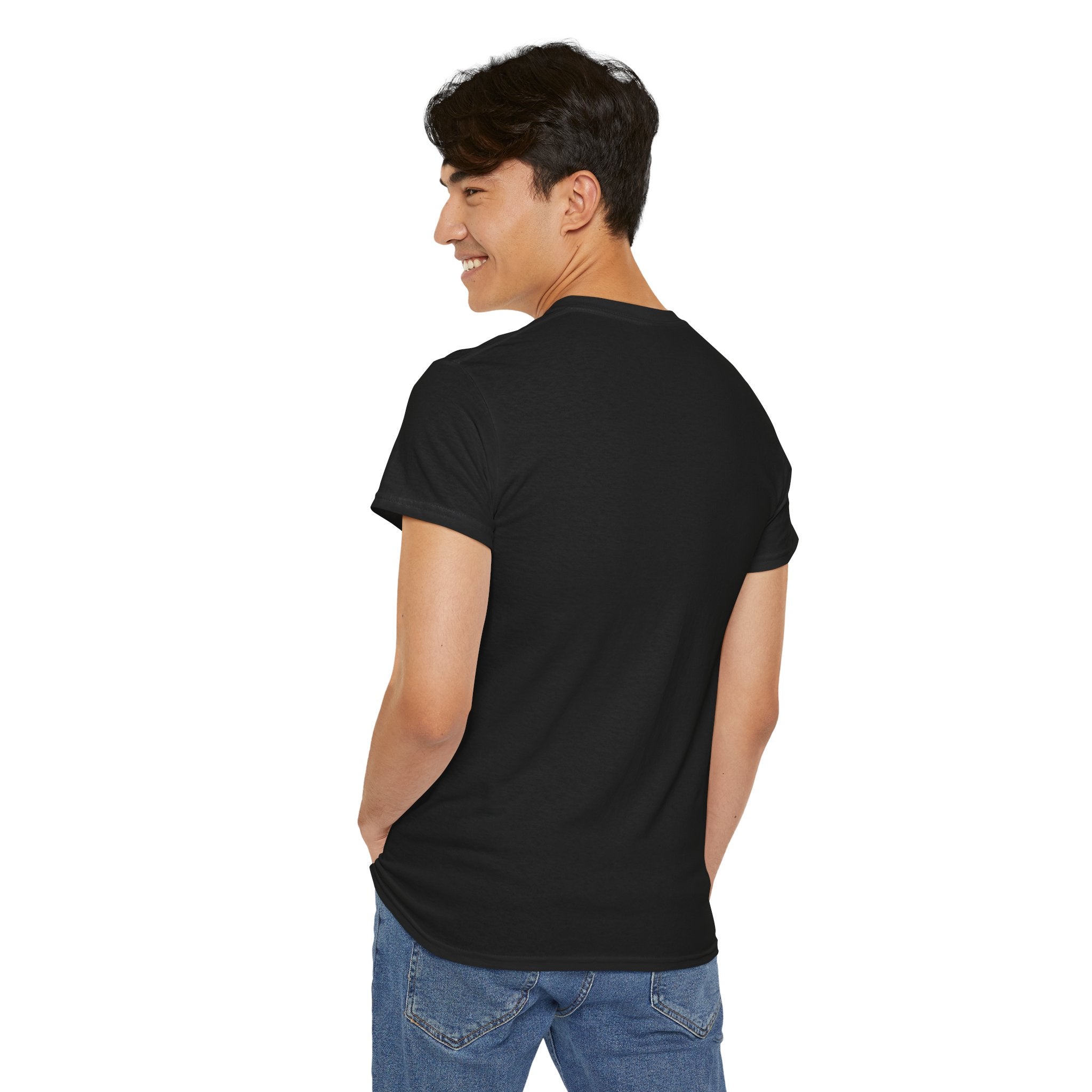 Men's Front Print Heavy Cotton Tee