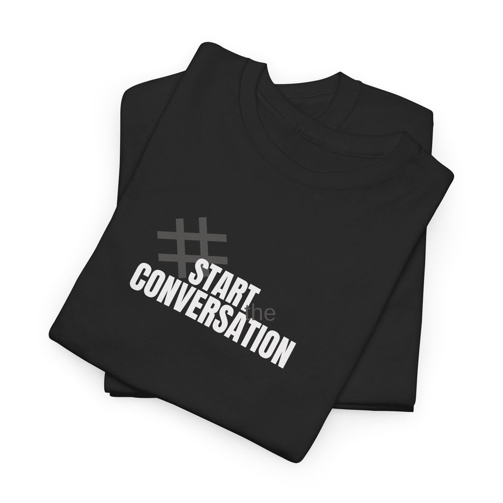 Men's Front Print Heavy Cotton Tee