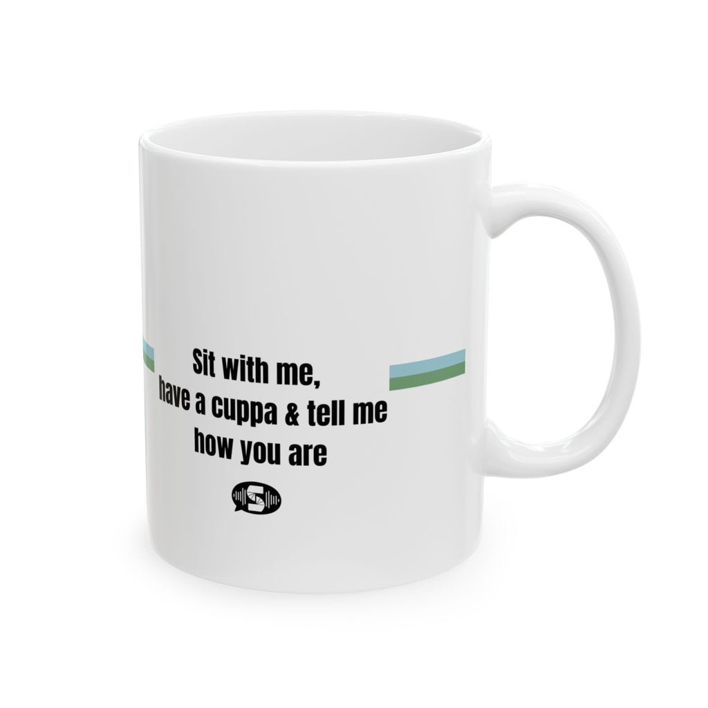 Sit with me Ceramic Mug