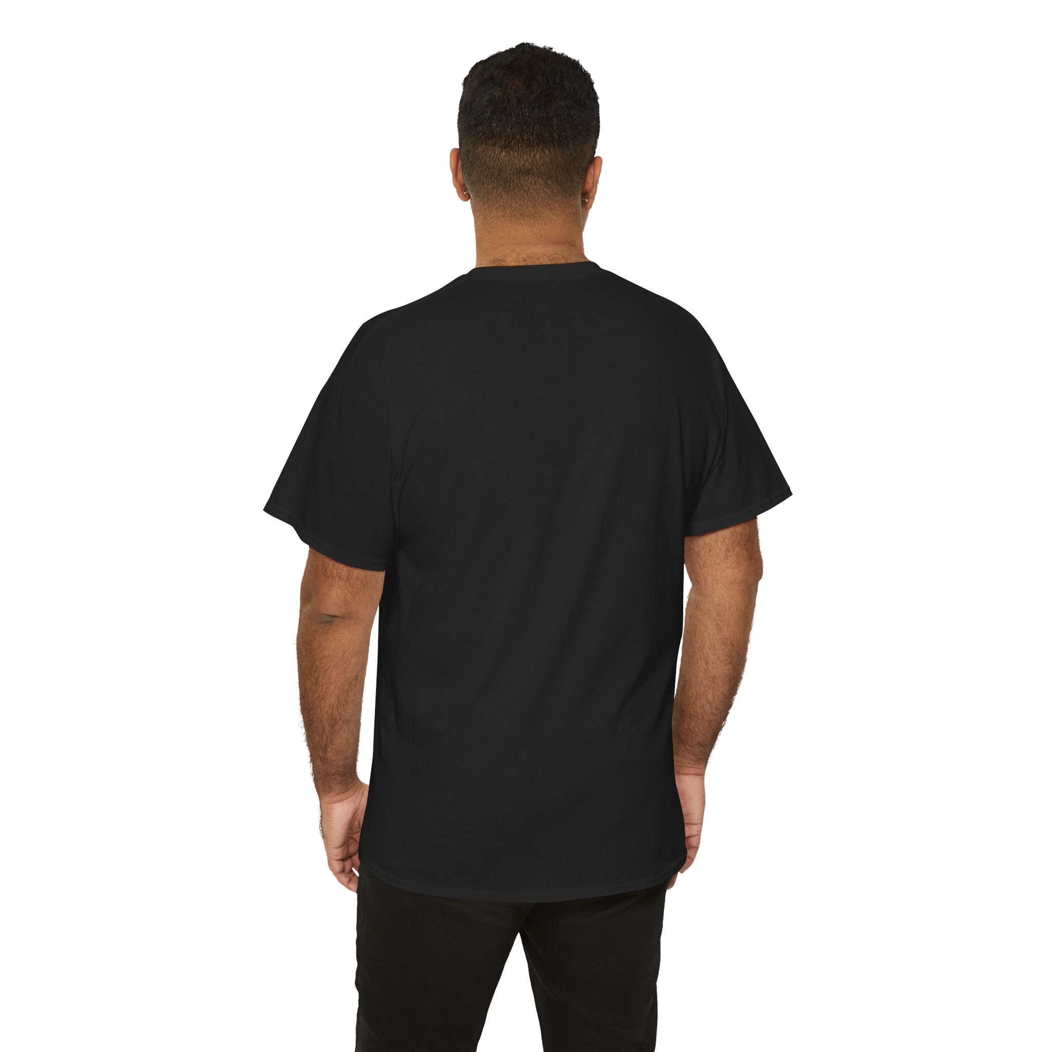 Men's Front Print Heavy Cotton Tee