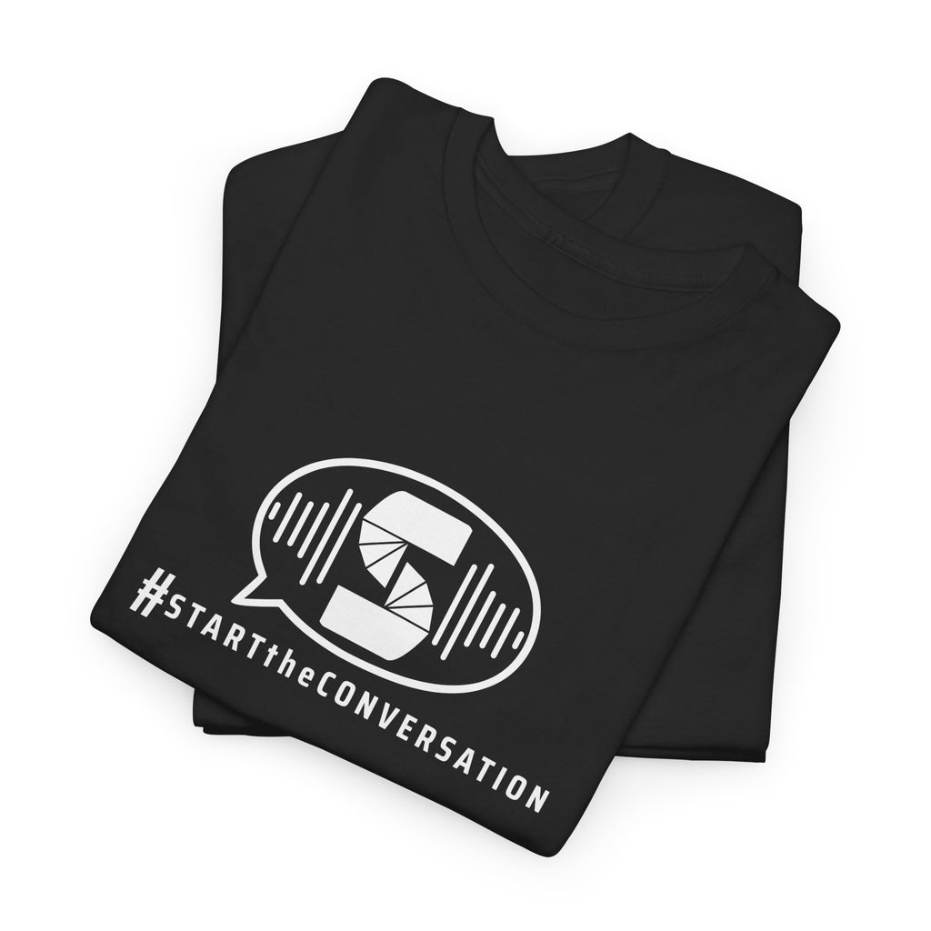 start the conversation front print design